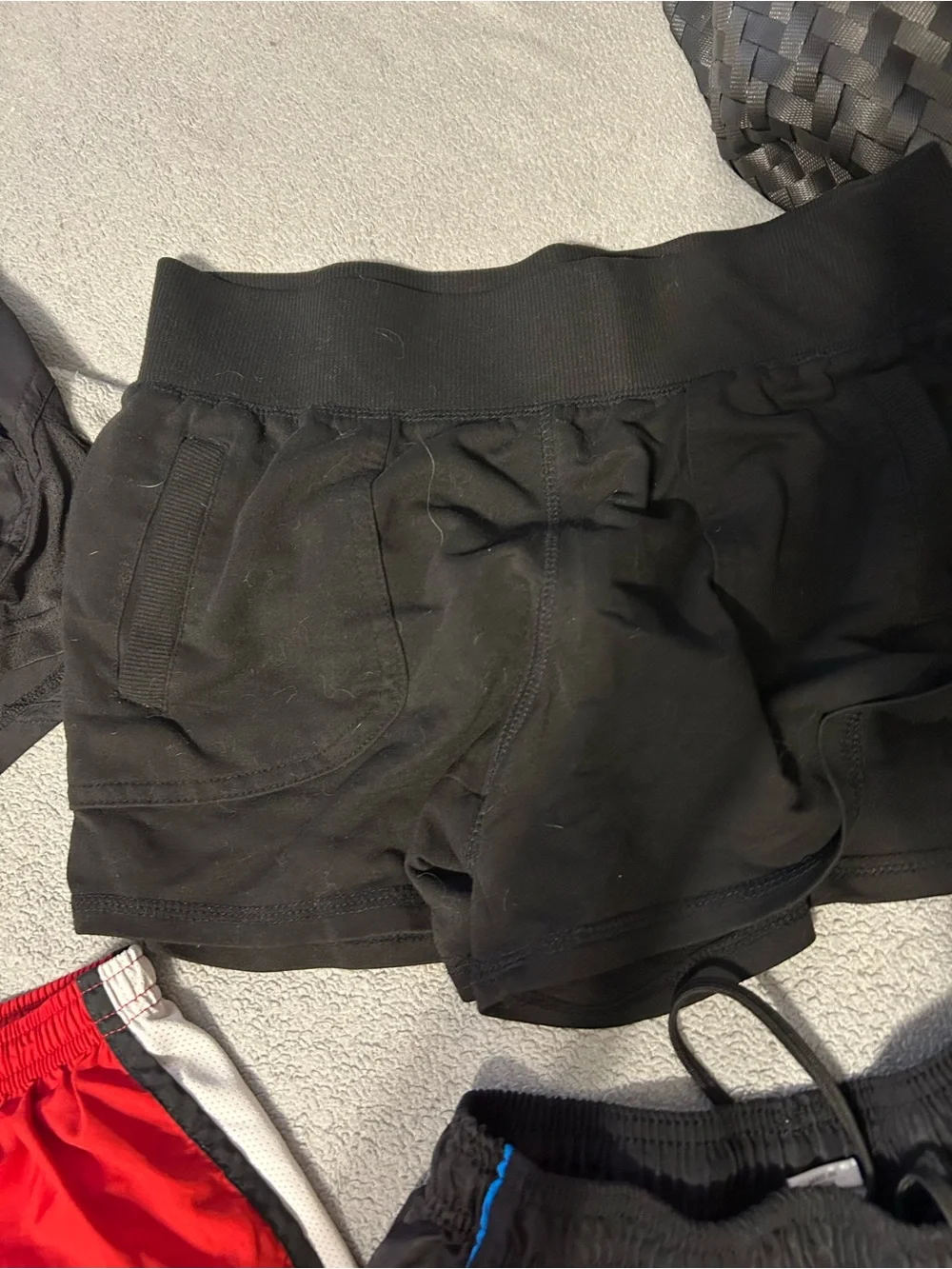 Nike Kids Red Athletic Shorts - Lightweight Running Bottoms